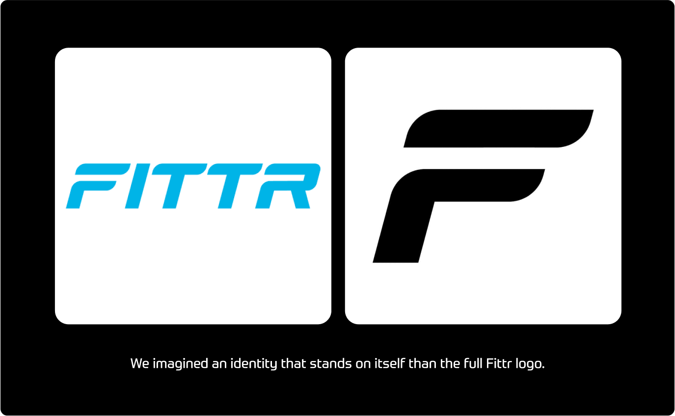 image which has mentioned fittr and F logo